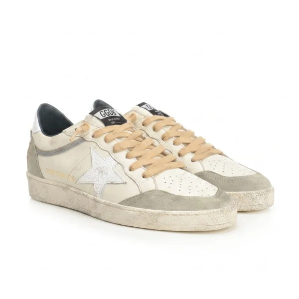 Golden Goose Leather Sneakers – Low-Top & Star Appliqué