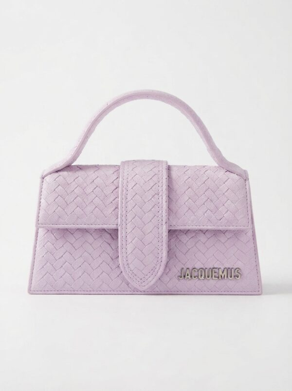 Jacquemus Pink Suede Small Handbag